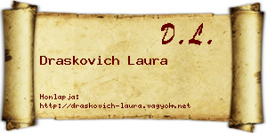 Draskovich Laura névjegykártya